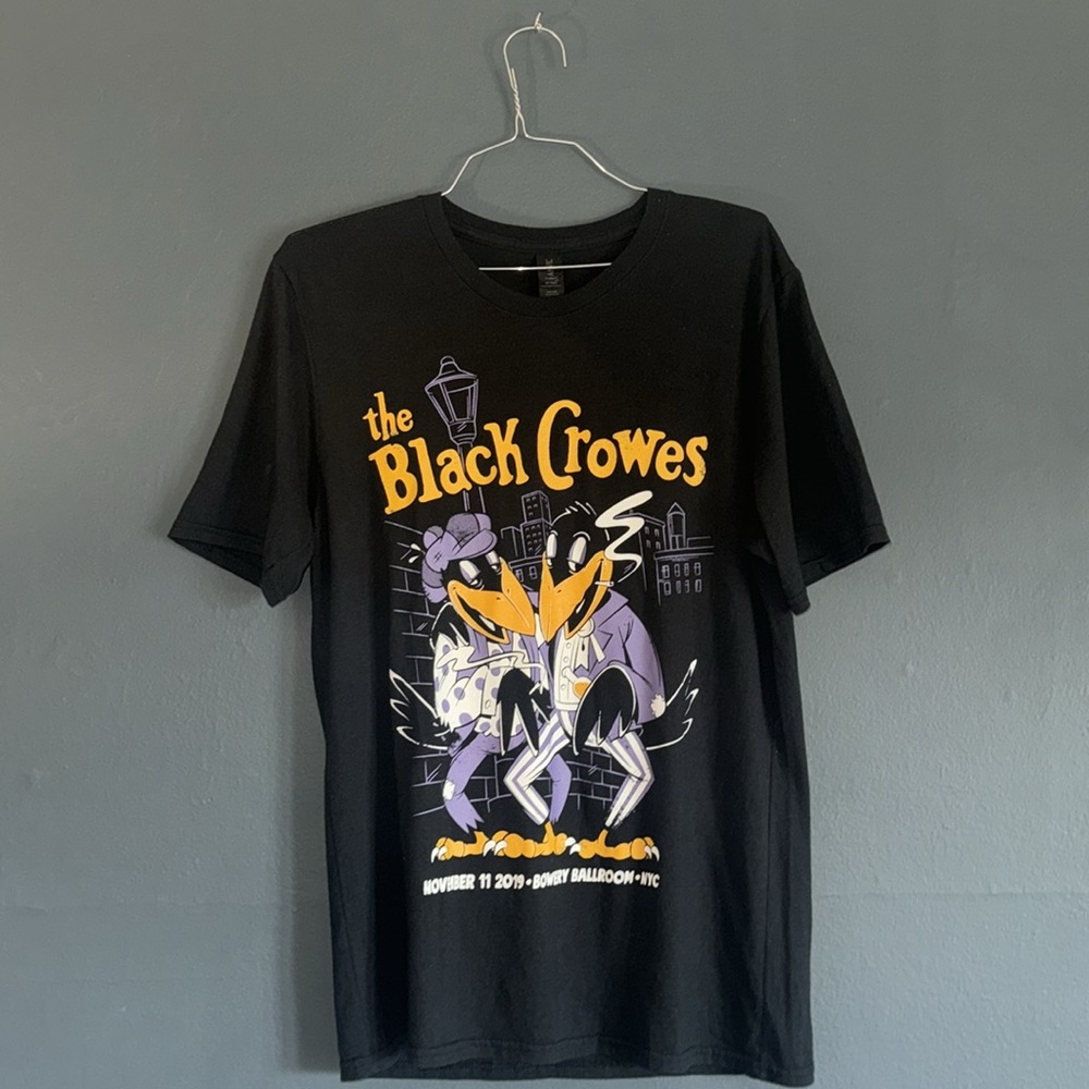 THE BLACK CROWES BOWERY BALLROOM TOUR SHIRT 2019 VINTAGE MENS MEDIUM GRAPHIC TEE